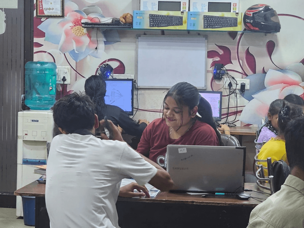 Students learning at VTech Institute